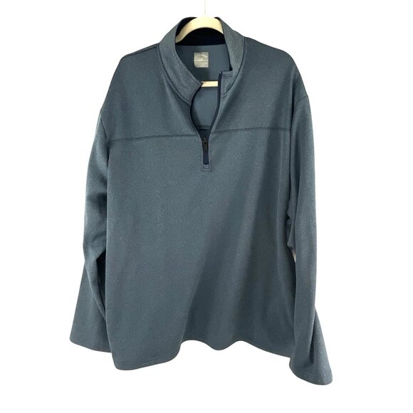 Callaway Men's Quarter Zip Textured Pullover Jacket XXL Green Casual Outdoor Gol - Picture 1 of 7